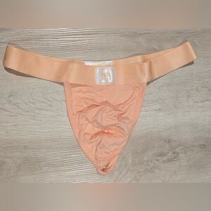 Peach Men's Thong with Wide Band